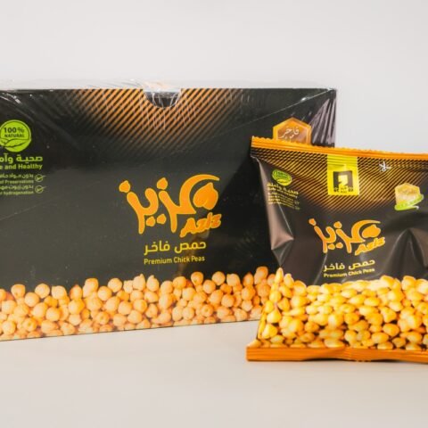 Organic peanuts box with roasted peanuts pouch – healthy nuts snack